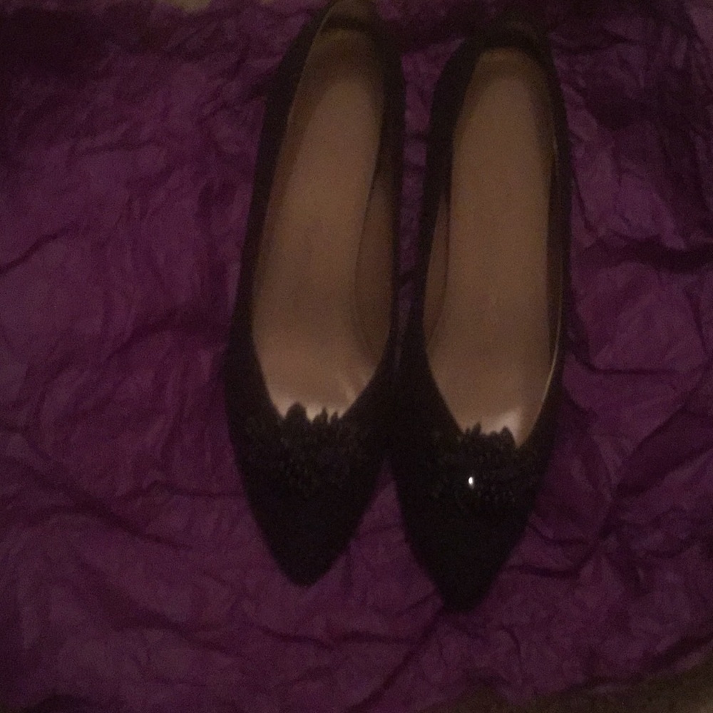 Black heel pump - jewel top women’s 8.5 shoe
